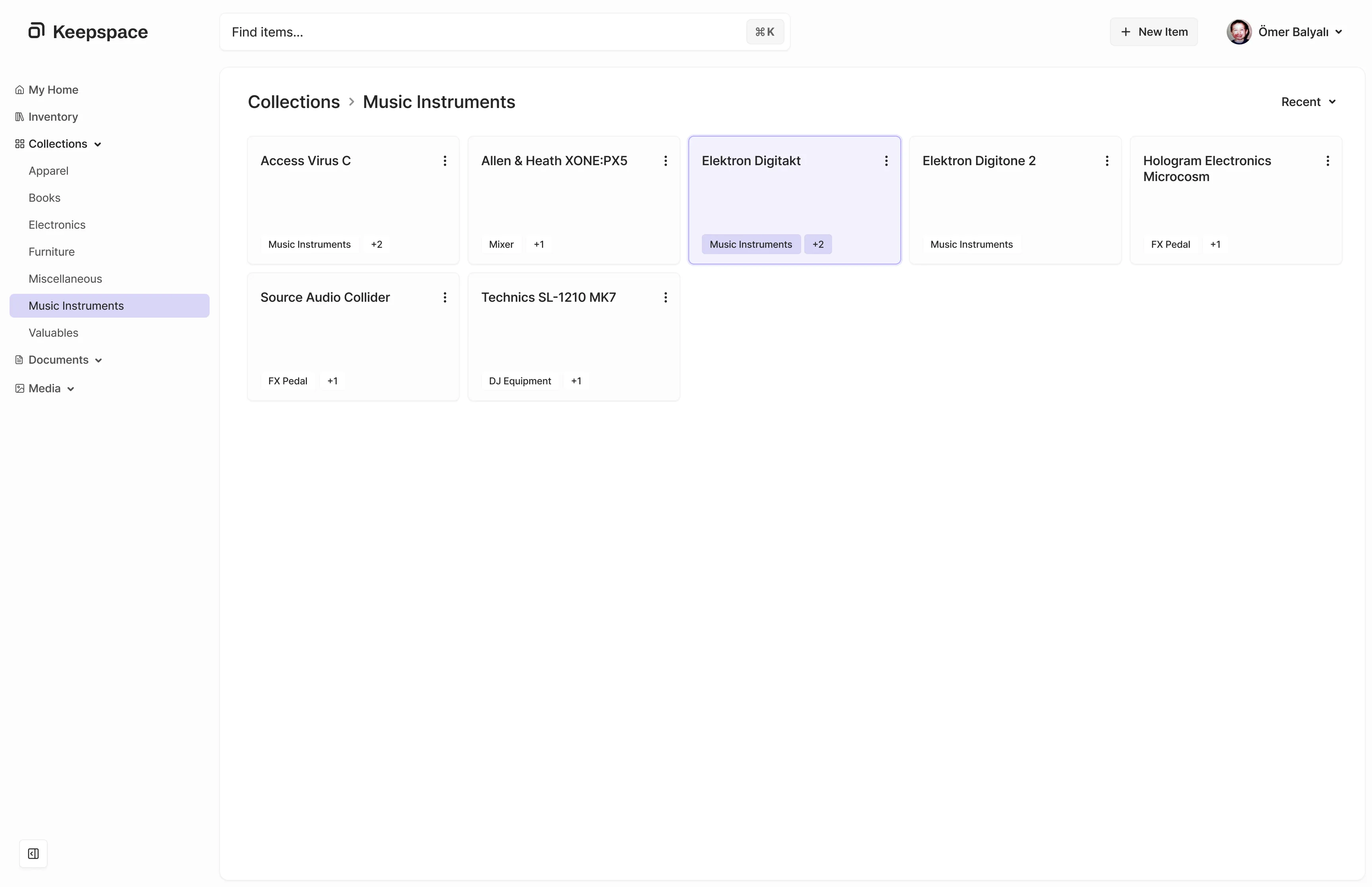 Keepspace app