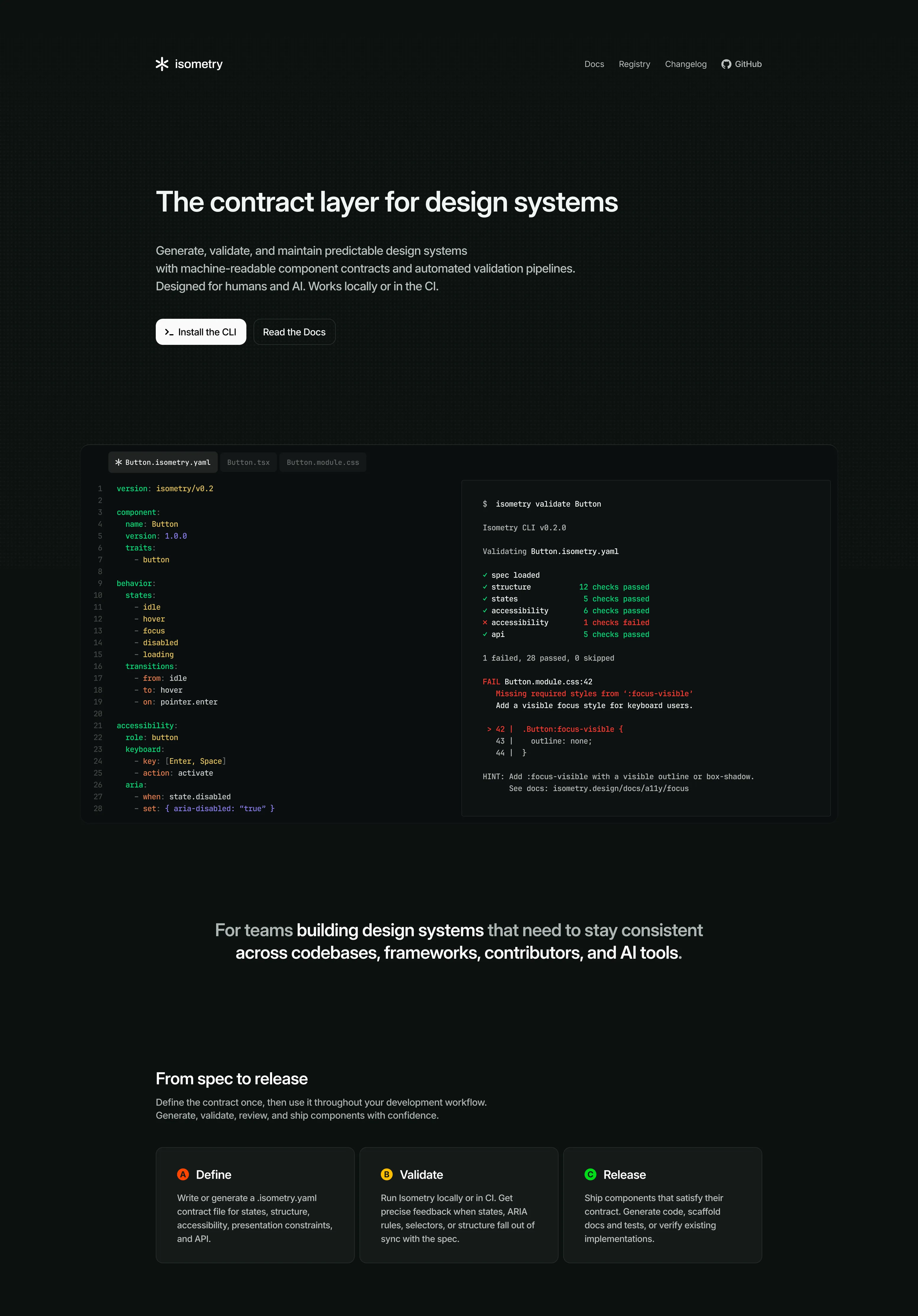 Isometry website