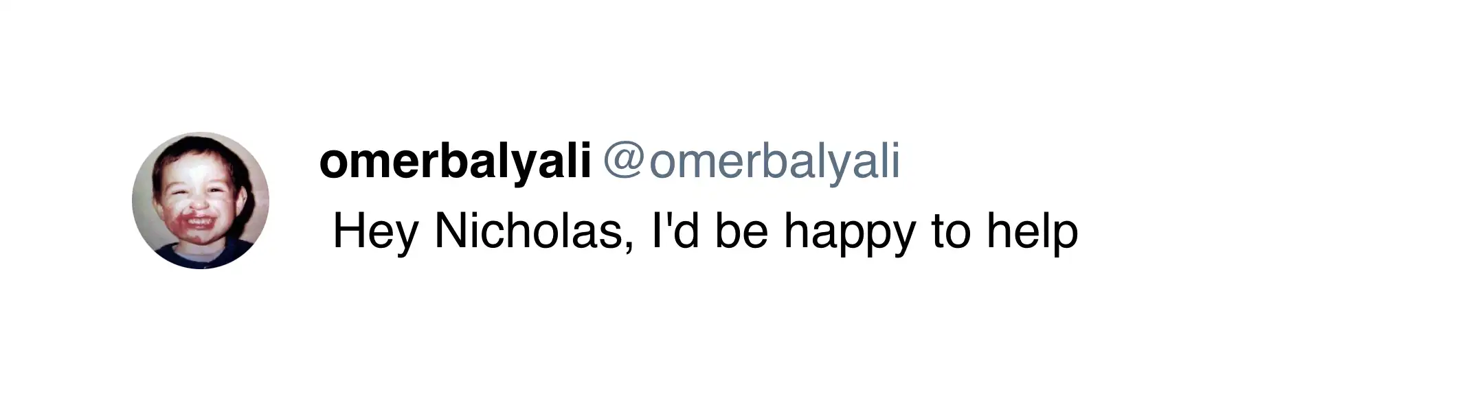 Ömer Balyalı tweet offering help with ESLint logo redesign